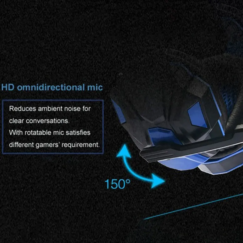Игровая гарнитура PC780 шумоподавление с микрофоном Светодиодный Светильник Накладные наушники стерео звук наушники для компьютера PC Gamer