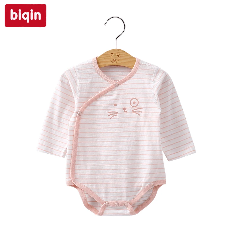 

Biqin 2018 New arrivals NB-6M baby children kids clothing newbaby rompers Boys Grils rompers Boy Summer Cat rompers