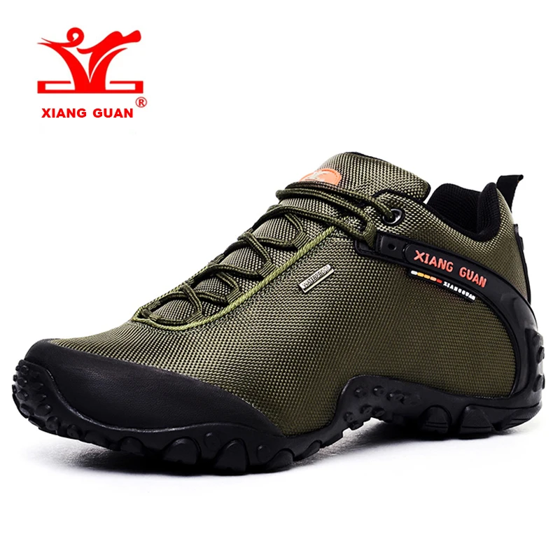 

2019 XIANG GUAN Large Size Men Hiking Shoes Breathable Outdoor Climbing Shoes Sports Shoes Brown Green Black Free Shipping 81283