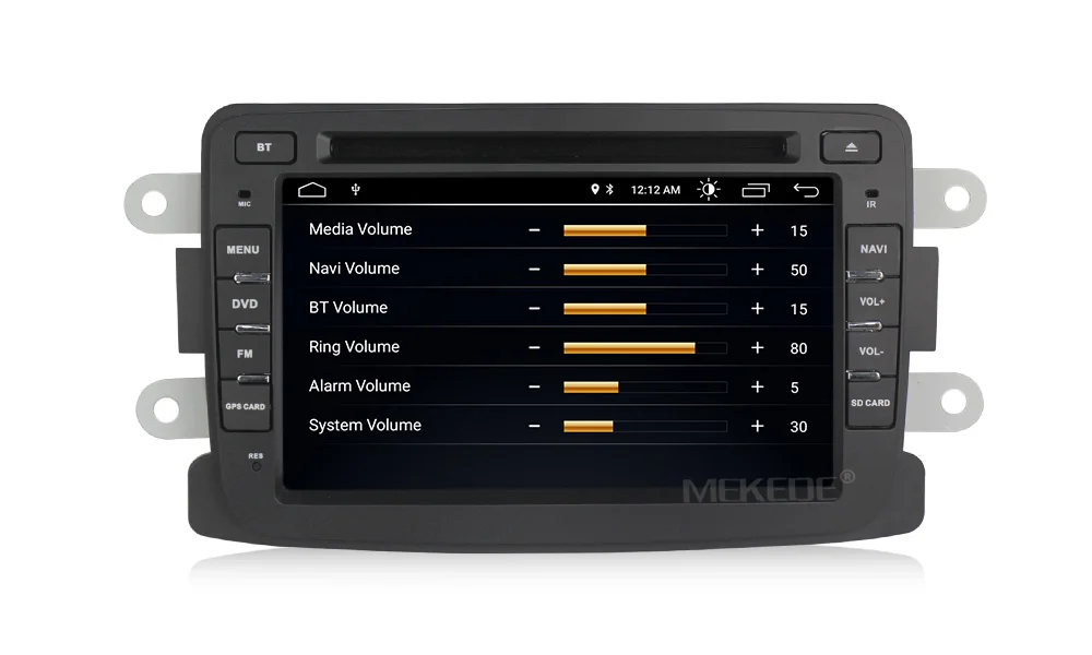 Perfect Hot Selling! Android 8.1 Car stereo head unit navigation GPS NAVI DVD player for Lada Xray 2/ RENAULT Dacia/Duster/Logan/Sandero 16