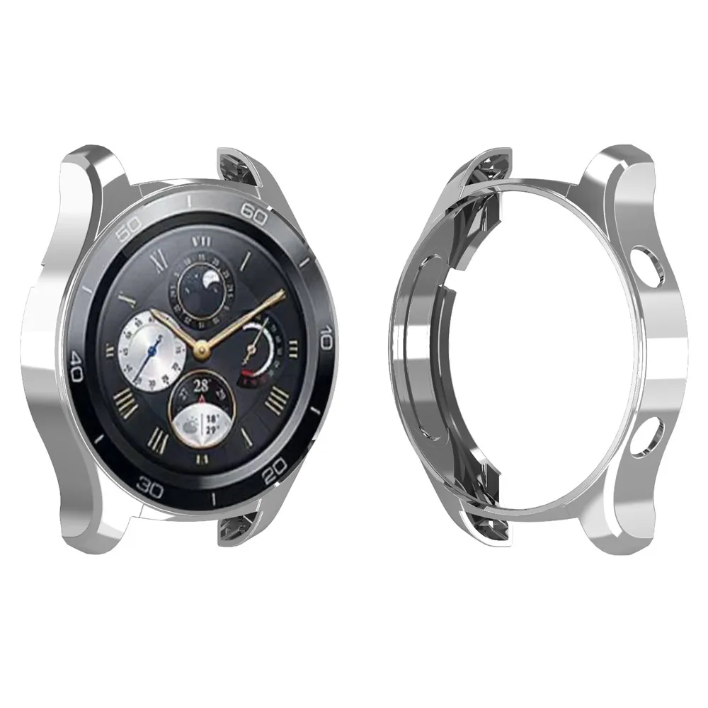 Легкий чехол для huawei Watch 2 Pro роскошное покрытие для чехла мягкий, из ТПУ, защитный бампер часы рамка часы аксессуары