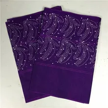 Pueple ASO OKE головной убор с камнями Высокое качество Африканский головной галстук для женщин последняя ткань atiku 2 шт./лот