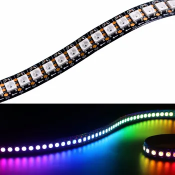 

LED 0.5M1M2M 2812 Full Color 96 LEDs Pixel/M SMD 5050 Built-in IC Programmable Addressable 5V Strip lights IP30/IP67 Waterproof