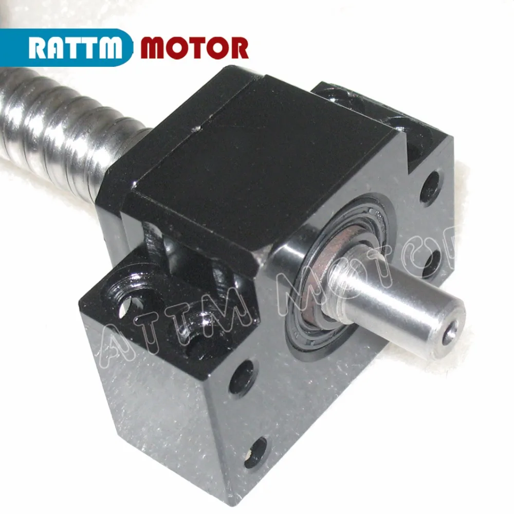 DE nave SFU1605 Ballscrew-L300mm/500mm/600mm/800mm/1050mm extremo mecanizado BK/BF12 y BK/BF12 apoyo y tuerca DE vivienda para el Router CNC - 4
