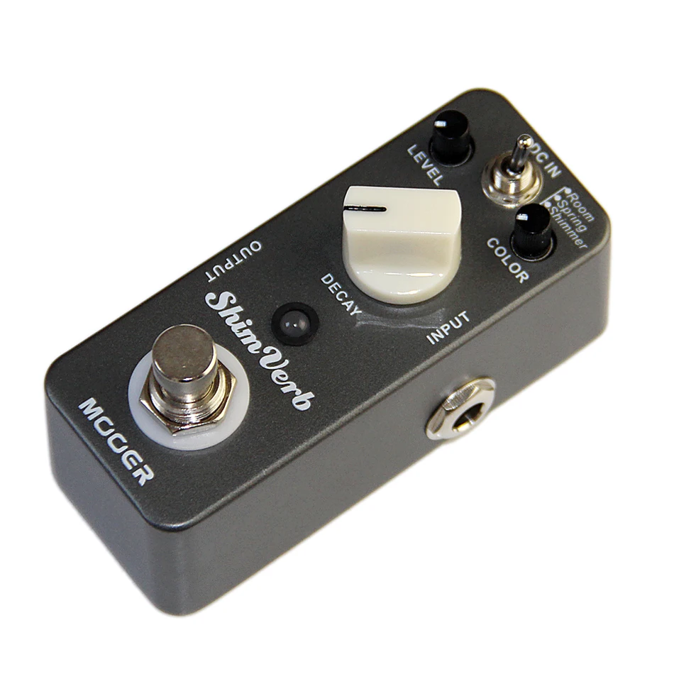 MOOER Micro ShimVerb Reverb Guitar Effects with Room & Spring & Shimmer Reverb Modes / Digital Reverb Guitar Pedal MOOER Micro ShimVerb Reverb Guitar Effects with Room & Spring & Shimmer Reverb Modes / Digital Reverb Guitar Pedal