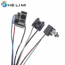 KELIMI галогенные адаптеры H1 H4 H7 разъем удлинитель провода H1 разъем держатель лампы H4 разъем H7 адаптер