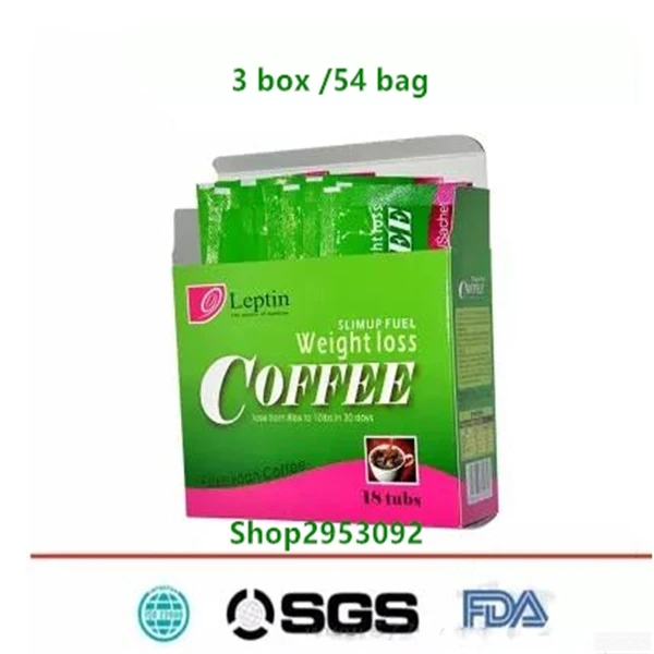 3 box   54 bags  weight loss coffee  fat burning fast weight loss fat tissue weight loss tea  garcinia cambogia HCA diet tea