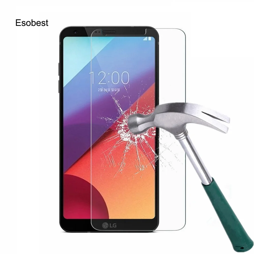 Esobest Pellicola In Vetro Antideflagrante Da 2 Pezzi Per Lg G6 Plus Pellicola Salvaschermo In Vetro Temperato Antigraffio Senza Bolle