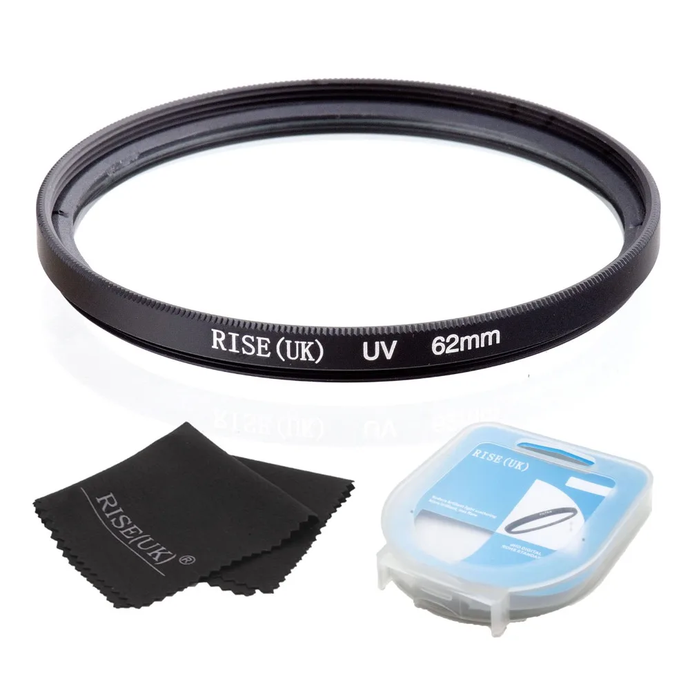 

62mm Ultra-Violet UV lens Filter Protector+case+gift for Nikon Canon Sony Pentax Sigma OM - Free Shipping