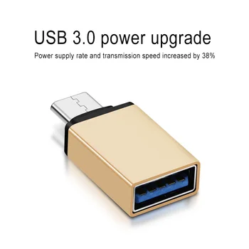 

New Type-C to USB 3.0 OTG Cable Adapter Type C Converter for Samsung Huawei P20 OTG Adapter DOM668