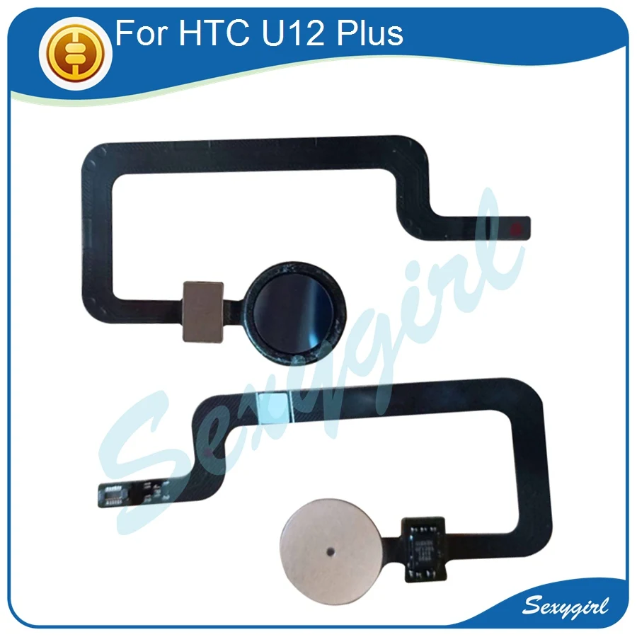 

For HTC U12+ U12 Plus Fingerprint Sensor Home Button Return Flex Cable Replacement Parts Black With Tools