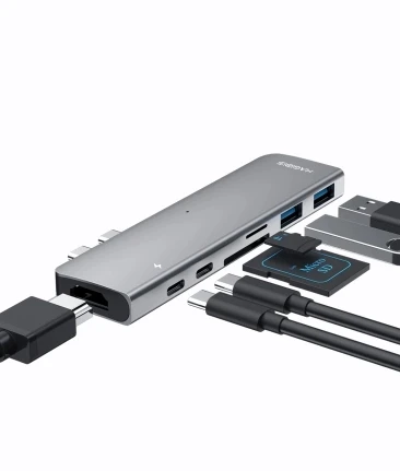  Original xiaomi mijia thinking docking station seven interface lightning 3 fast transmission suppor