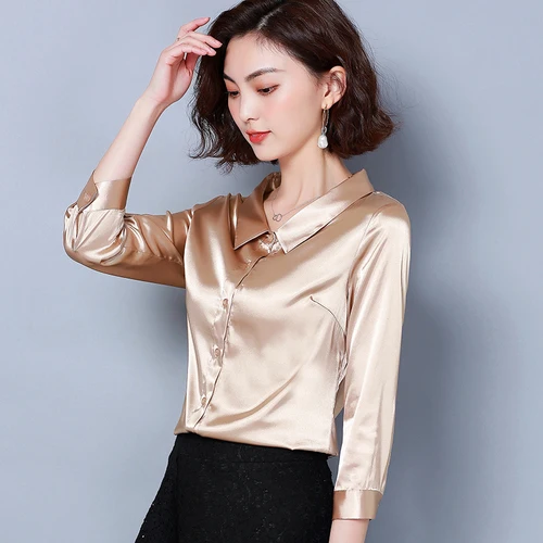 

N1909 I47515 Mini Fashion Women Casual Chiffon shirt
