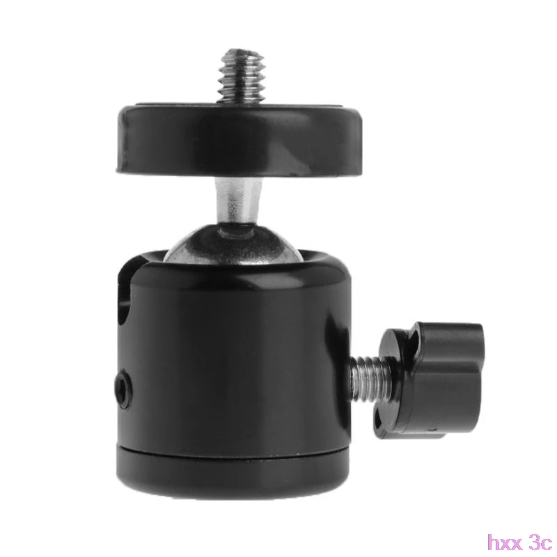 

New 1/4" Hot Shoe Mini Ball Head Flash Bracket Holder Mount Screw For Camera Tripod