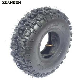 

XUANKUN 4.10-4 Tires 49CC Small Beach Tires Mini Electric Scooters Tires Inside And Outside The Tire Hub