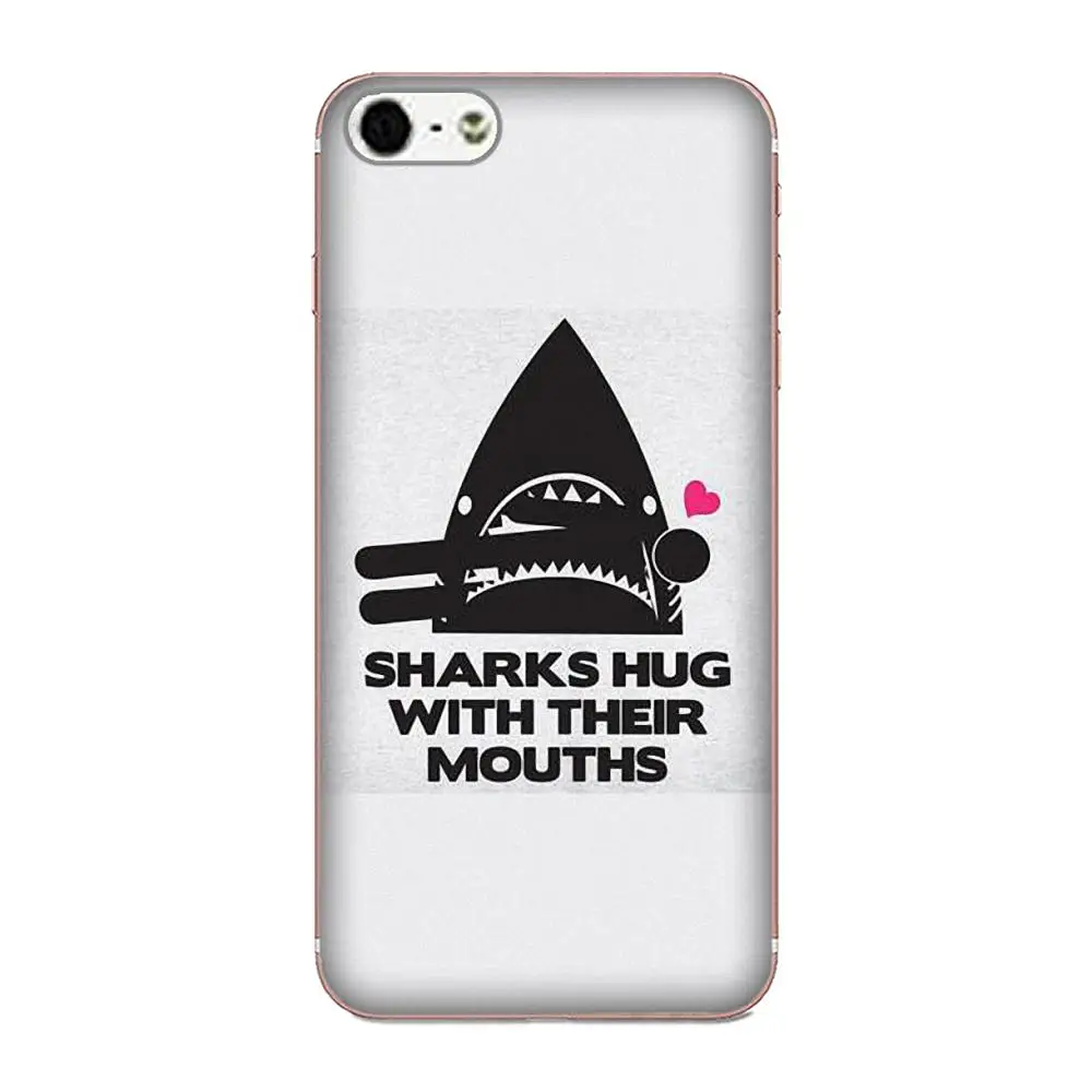 Мягкий ТПУ хипстерский чехол Shark Week для Galaxy A3 A5 A7 On5 On7 2015 2016 2017 Grand Alpha G850 Core2 Prime S2