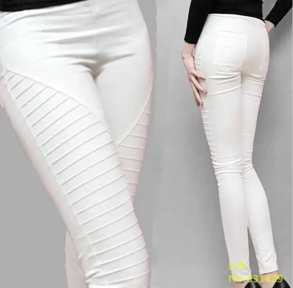 New 2016 Summer Women Fold Pencil Pants Fashion Skinny