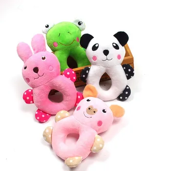 

Pet Dog Fleece Round Toys Cute Frog Panda Bunny Pig Toys Grind Teeth Toy for Puppy Soft Fleece Chew Toy Pet Dog Accessories