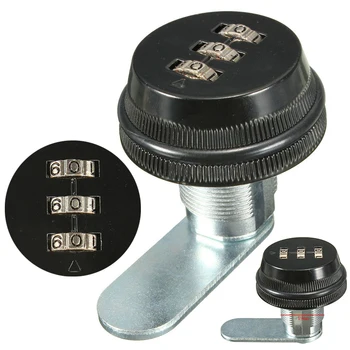 

3 Digit Combination Cabinet Lock Password Lock KEYLESS Mailbox Cabinet Cam Locks for Home Door Hardware