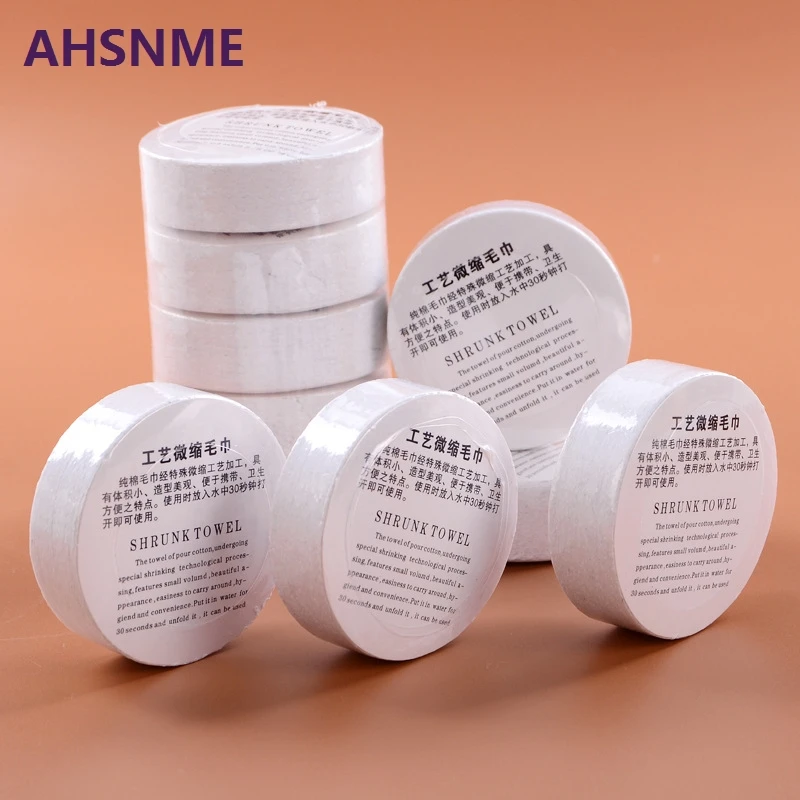 AHSNME 10 шт. большое сжатое полотенце (30*65 см/14*26 дюймов) независимое одноразовое для