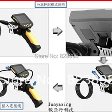 Расширить ваши глаза 3.5 дюймов встроенным монитором Диаметр 5.5 мм техобслуживание AV Эндоскопа CMOS Бороскоп
