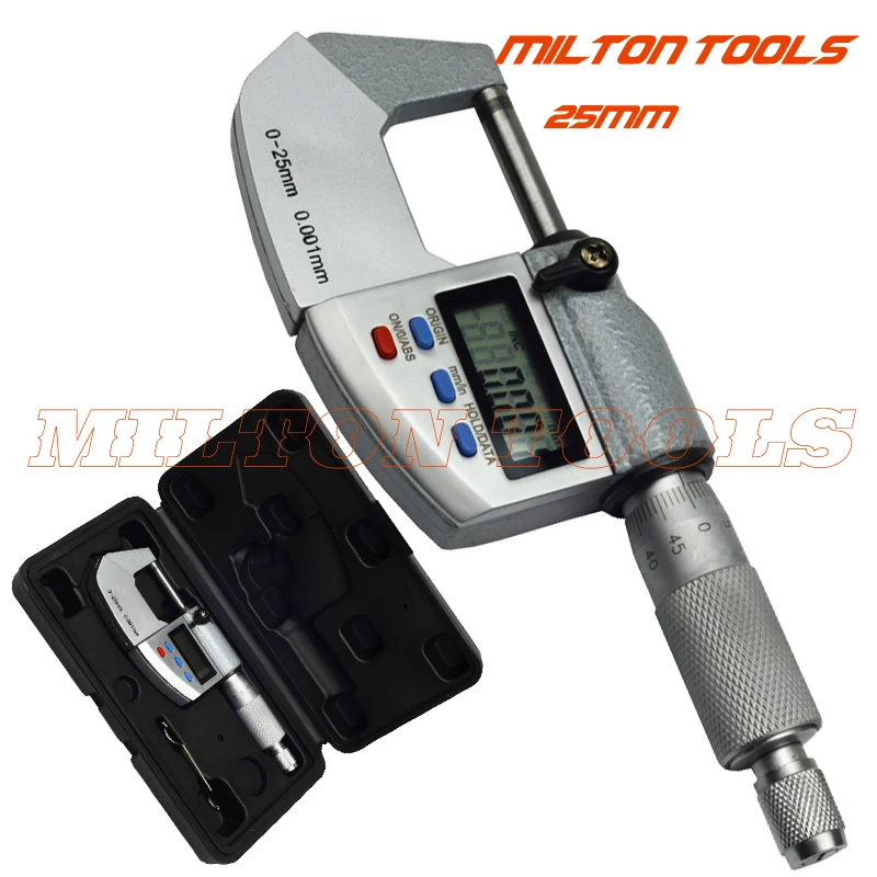 Цифровой микрометр измеритель толщины 0 001 мм 25 * IP65|gauge fuel|gauge boostip65 light |