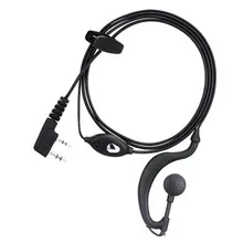 WLN 100% – écouteurs Radio bidirectionnelle KAILI KD C1, casque d'écoute, talkie walkie, Microphone PTT, portée 50km, KD C2 d'origine