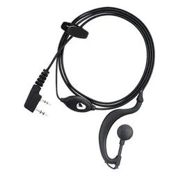 WLN 100% – écouteurs Radio bidirectionnelle KAILI KD C1, casque d'écoute, talkie walkie, Microphone PTT, portée 50km, KD C2 d'origine 