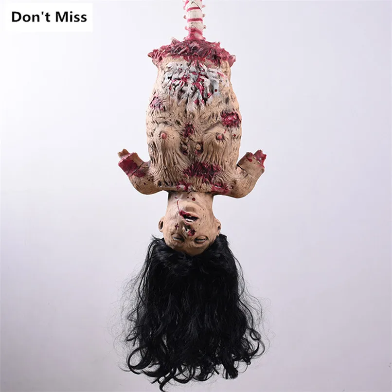 

Halloween Hanging Died People Horror Hanging Died Woman Monster Halloween Scary Props Haunted House Ornament Room Escape