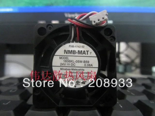 

For NMB 4015 1606KL-05W-B59 24V 0.08A servo Radiator Fan