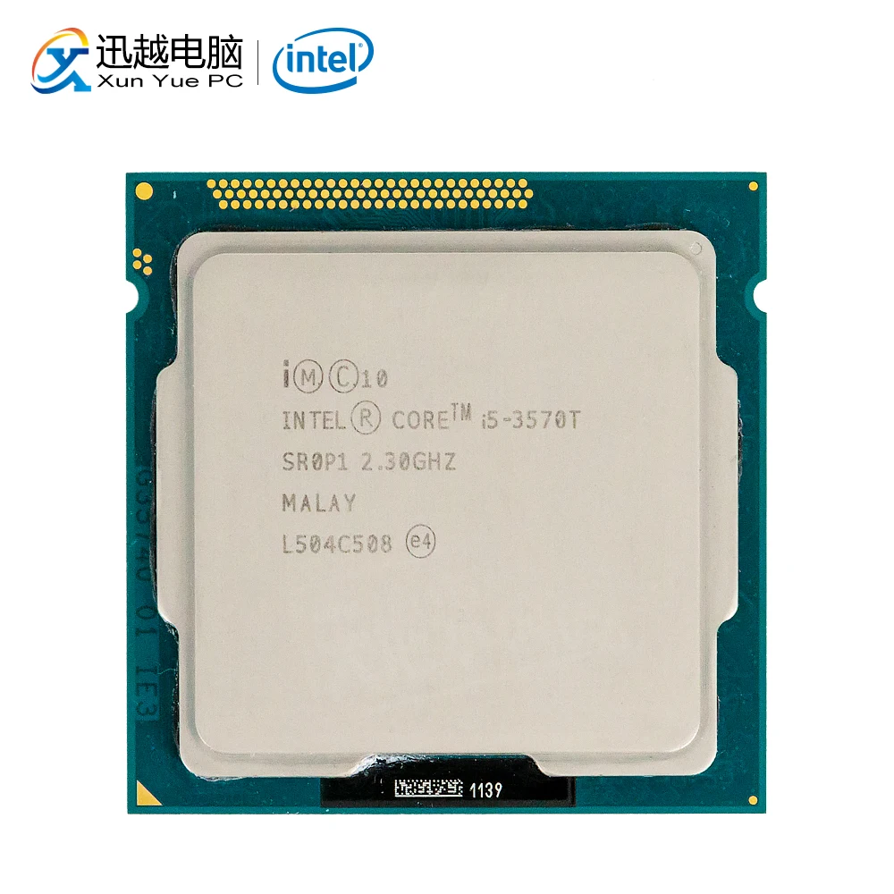 Intel Core i5 3570T настольный процессор 3570 T Quad 2 3 ГГц 6 Мб L3 Кэш LGA 1155 сервер используемый