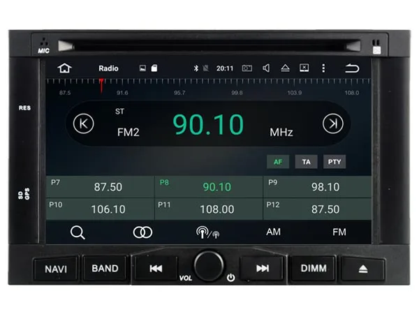 Perfect Ips screen Android 8.0 Car Dvd Navi Player FOR PEUGEOT 3008/5008 2009 2010 2011 gps auto stereo audio multimedia 2