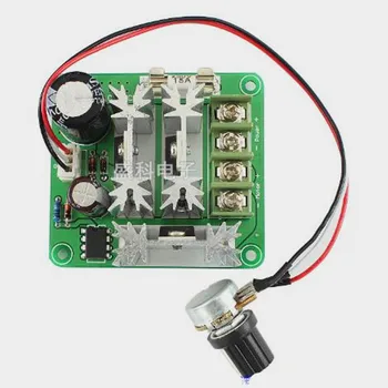 

Free Shipping!!! DC motor speed controller / PWM motor speed controller / PLC DC 6V ~ 90V 15A external knob