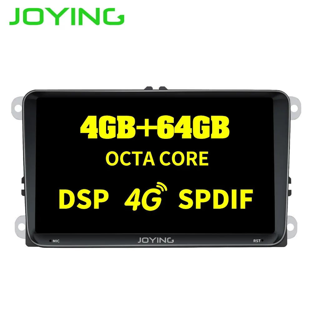 Discount 9"4GB+64GB Head Unit Android 8.1 Car Radio Stereo Built-in 4G Modem DSP For Volkswagen VW Skoda POLO GOLF PASSAT NO DVD Player 1