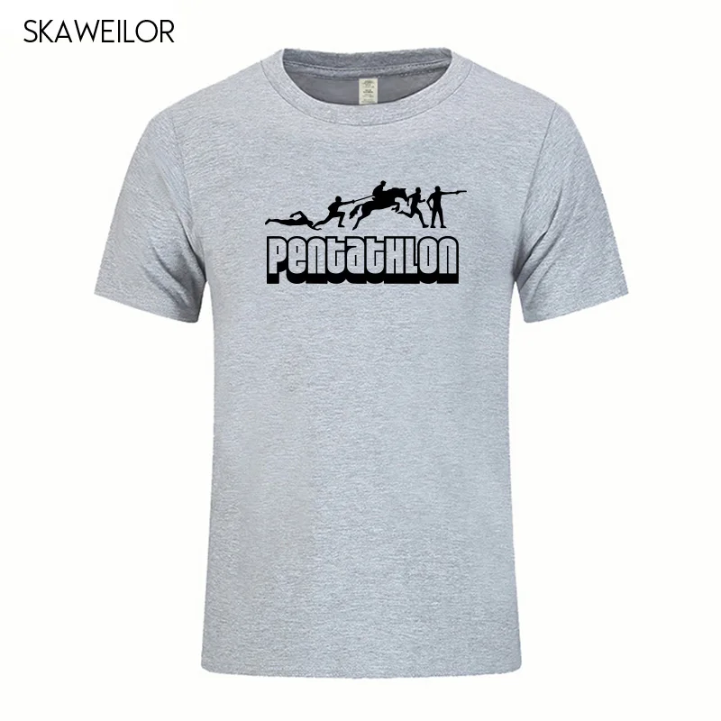 New Men Modern Pentathlon T Shirts Cool Printed Short Sleeve O Neck Funny T-shirt Cotton Men Clothing Tops Tee Camisetas New Men Modern Pentathlon T Shirts Cool Printed Short Sleeve O Neck Funny T-shirt Cotton Men Clothing Tops Tee Camisetas