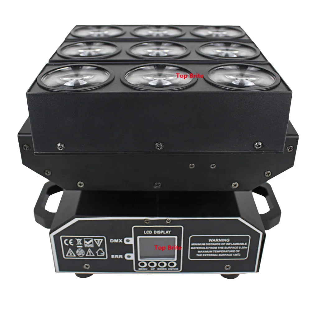 Светодиодный прожектор с движущейся головкой 4x lot 4 в 1 Cree 9X10W 15/20/47 каналов|moving head