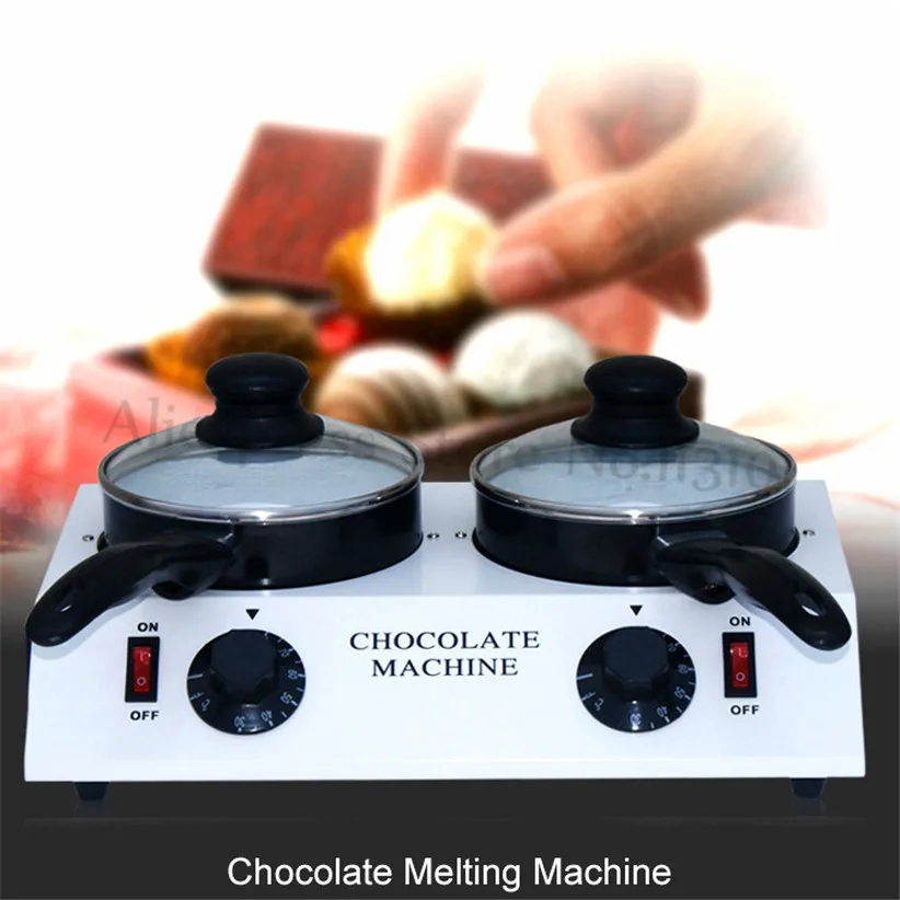 

Chocolate Melting Machine Double Pots Fondue Hot Handmade Soap Non-stick Melter Stove Wax Melting Machine 220V/110V 80W