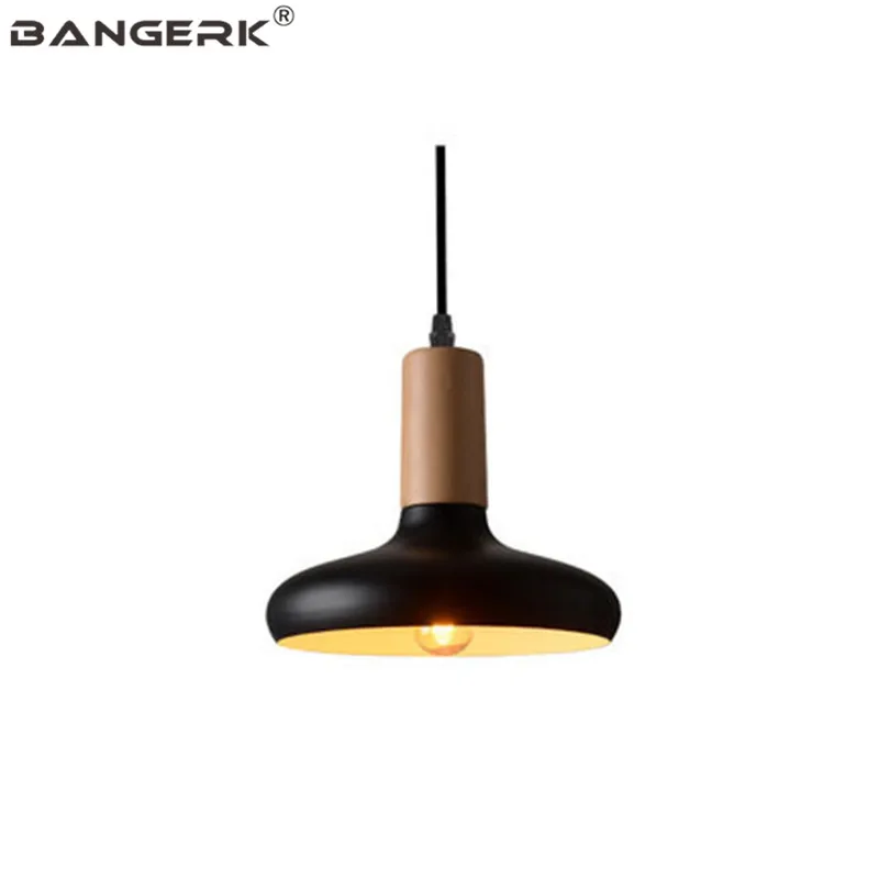 

Industrial Vintage Loft Lamp LED Pendant Light Iron Wood Hanging Lamps Pendant Lighting Dining Room Lights Antique Luminaire