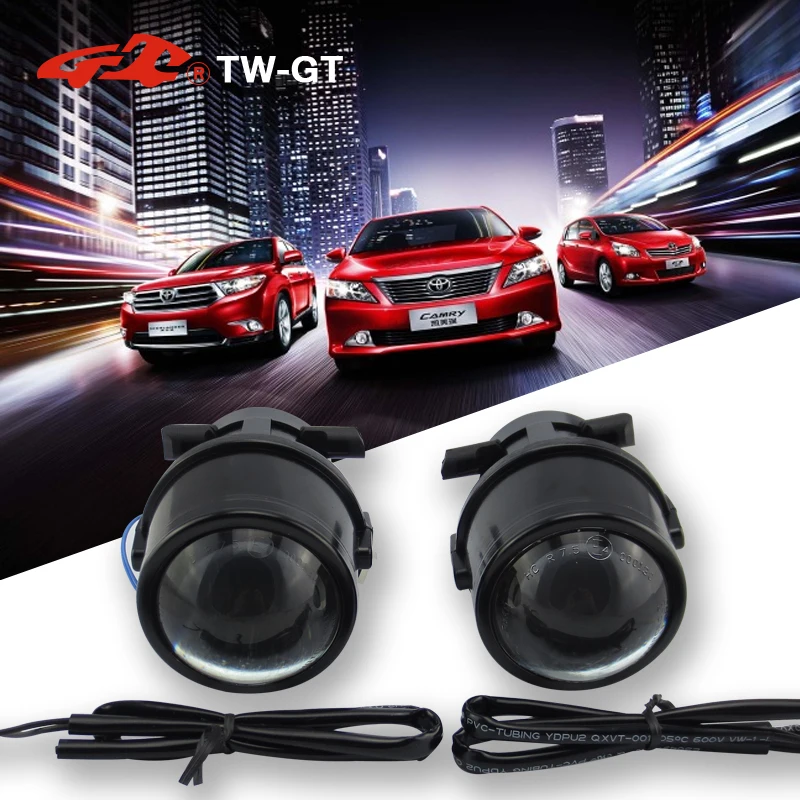 TW GT 2.5 дюймов HID Биксеноновая foglamp объектив проектора пятно света Foglight H11