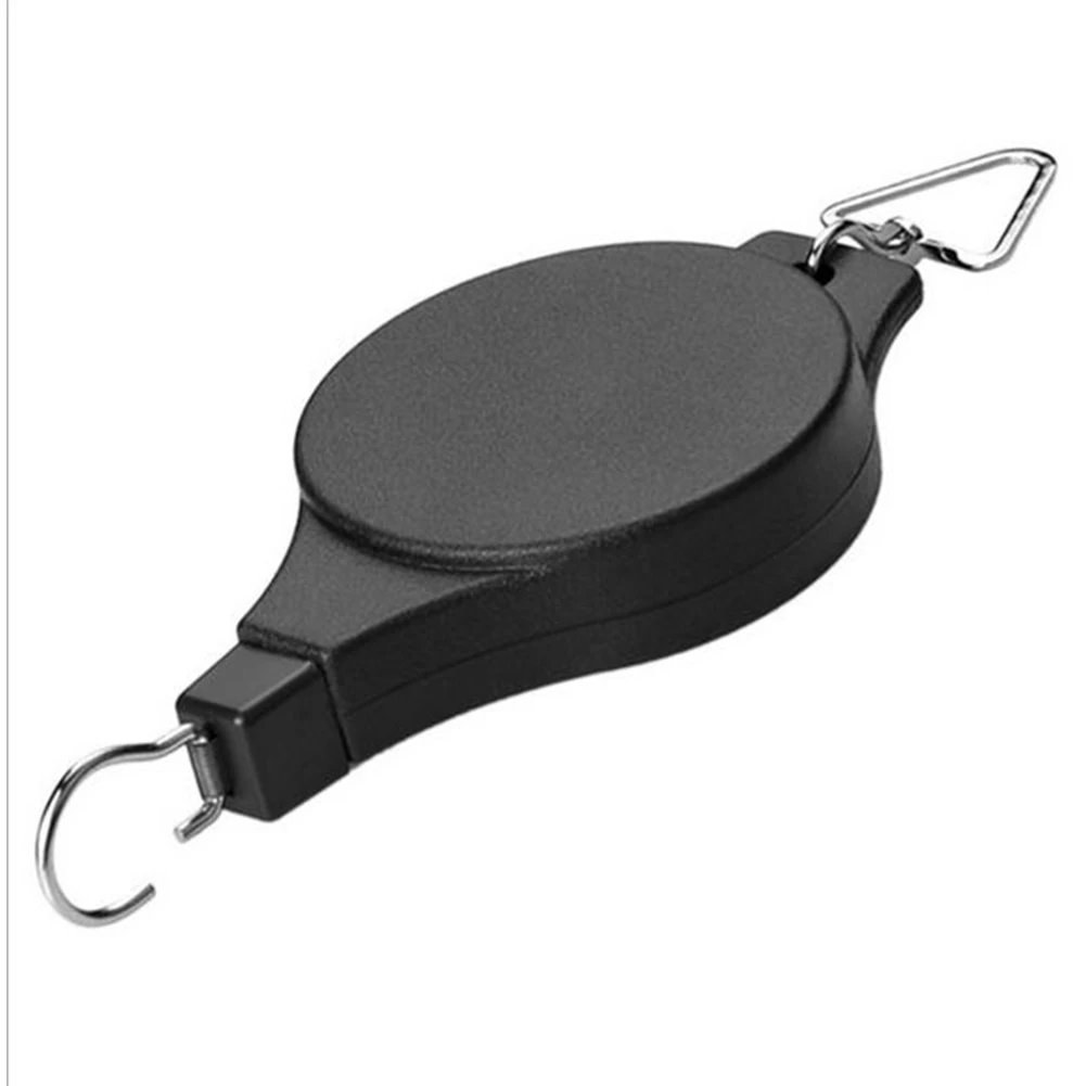 

Flower Pull Down Basket Plastic Flowerpot Pulley Hanging Planter Holder Plant Pot Hooks Retractable Household Garden Telescopic
