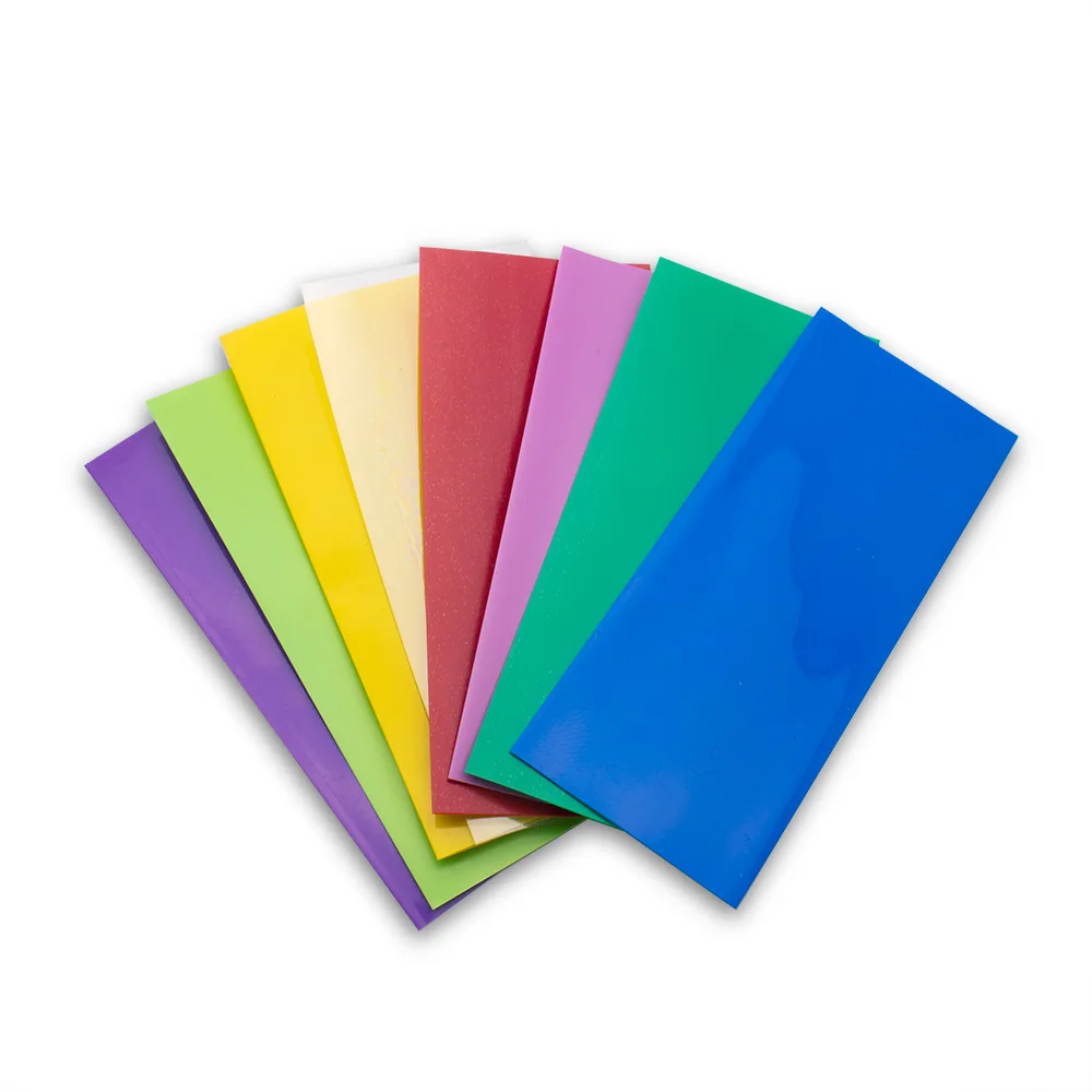 Colorful-18650-Battery-Sticker-18650-Battery-Wrap-Protective-Skin-Sleeve-PVC-Heat-Shrinkable-Tubing-Pure-Color
