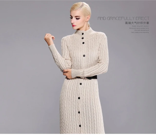 Floor Length Sweater Dress Fashion Dresses