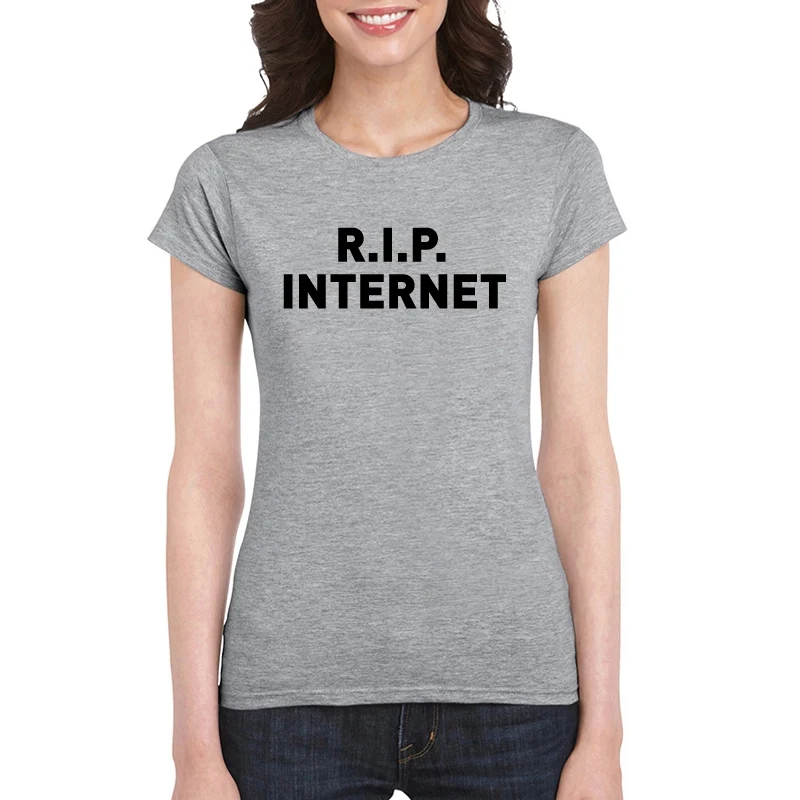 WT001804566 RIP INTERNET Gray