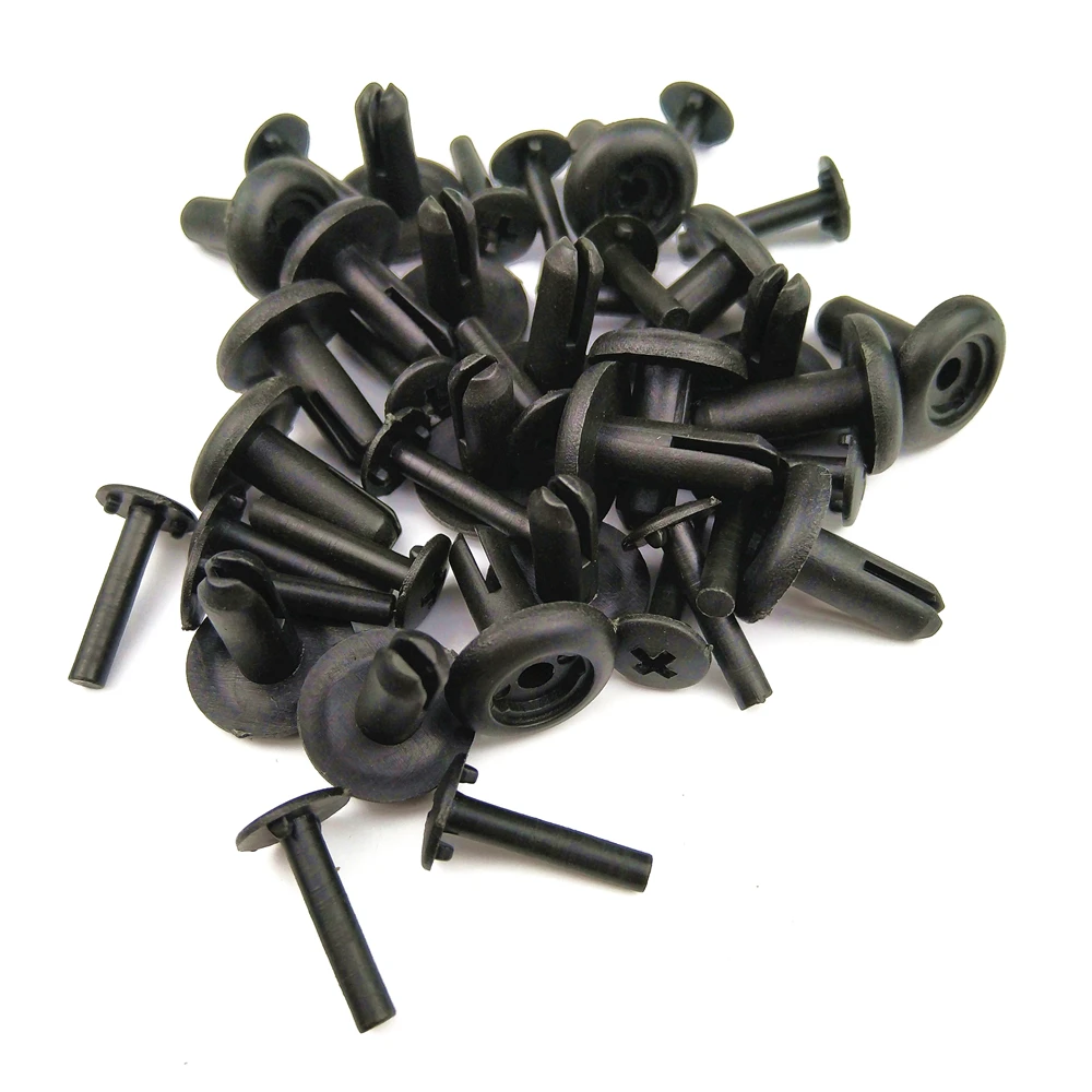 20PCS for Mitsubishi Car Bumper Fender Push Type Retainer Fixed Clamp Plastic Fastener Interior Clip Auto | Автомобили и