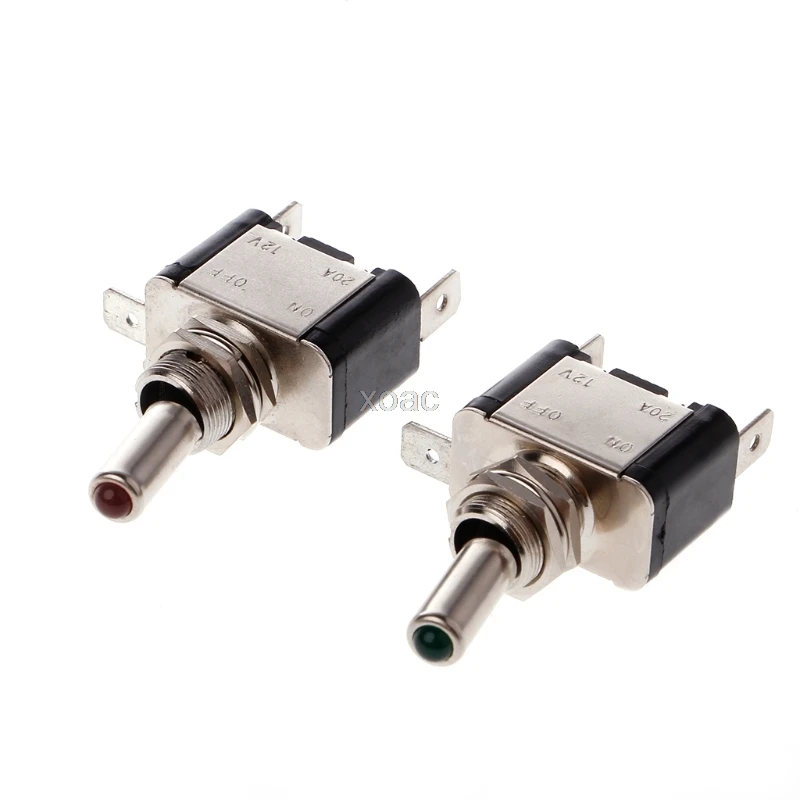 

DC 12V 20A Car Auto Cover LED Light SPST Toggle Switch Control On/Off M13 dropship