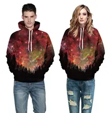 Miduo Space Galaxy Sweatshirt Fashion Women/men Hoodies Printed Sweatshirt 3d Sweat Shirt Couples Clothing