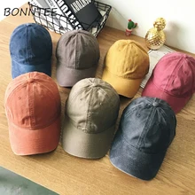 Кепка s Женская однотонная простая шикарная бейсболка Новая женская Повседневная универсальная Корейская стильная Студенческая модная уличная Кепка s цветная