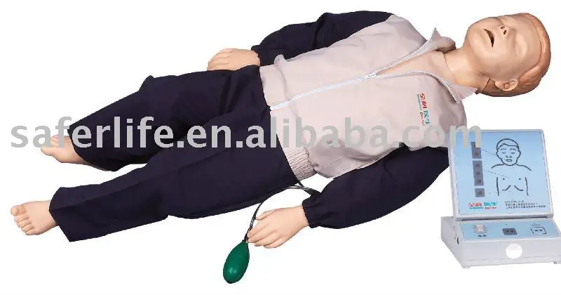 

2016 New child CPR Trainng Manikin Training Equipment model AED Training with displaer