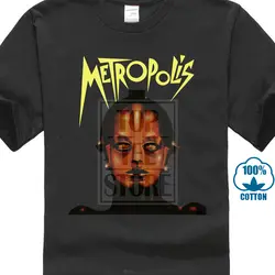 Metropolis Ver 2 постер фильма все размеры от S до 5xl 100% хлопок высокое качество футболки для мужчин с круглым вырезом