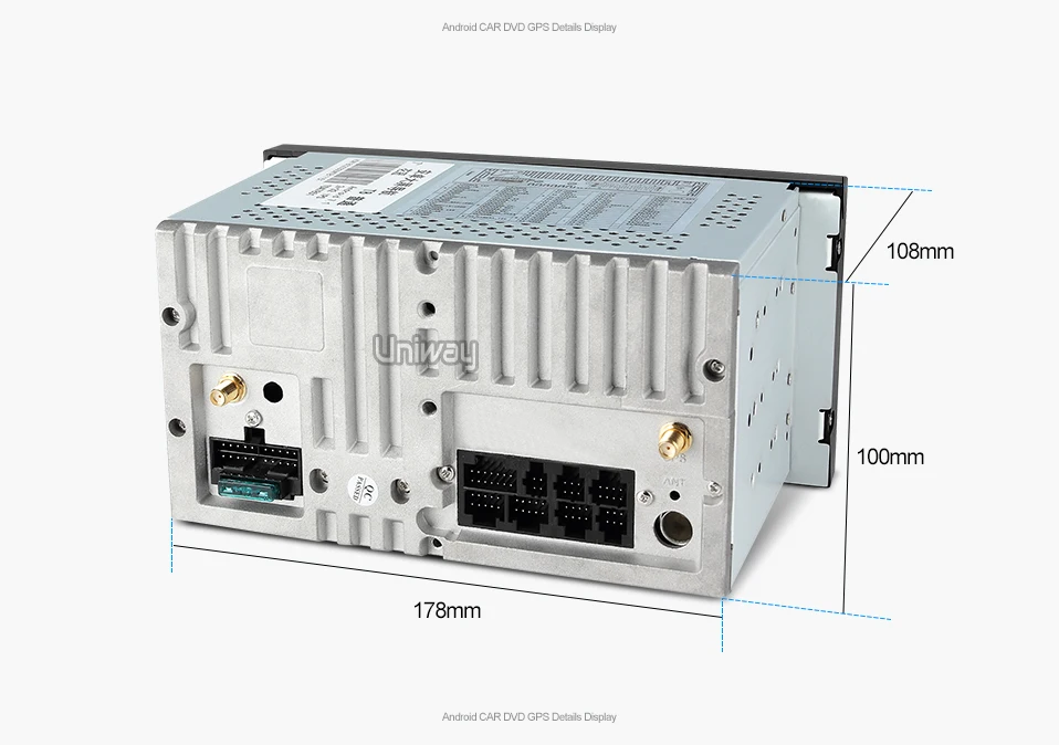 Discount uniway AHG7071 2G+32G android 9.0 car dvd for toyota avensis hilux old camry RAV4 car radio gps navigatrion 18